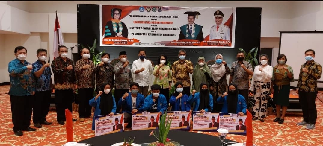 Penandatanganan MoU dengan  Institut Agama Islam Negeri Manado serta Pemerintah Kabupaten Enrekang
