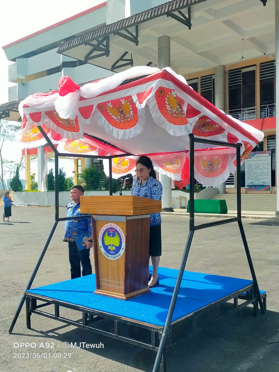 Unima Gelar Upacara Hari Kelahiran Pancasila