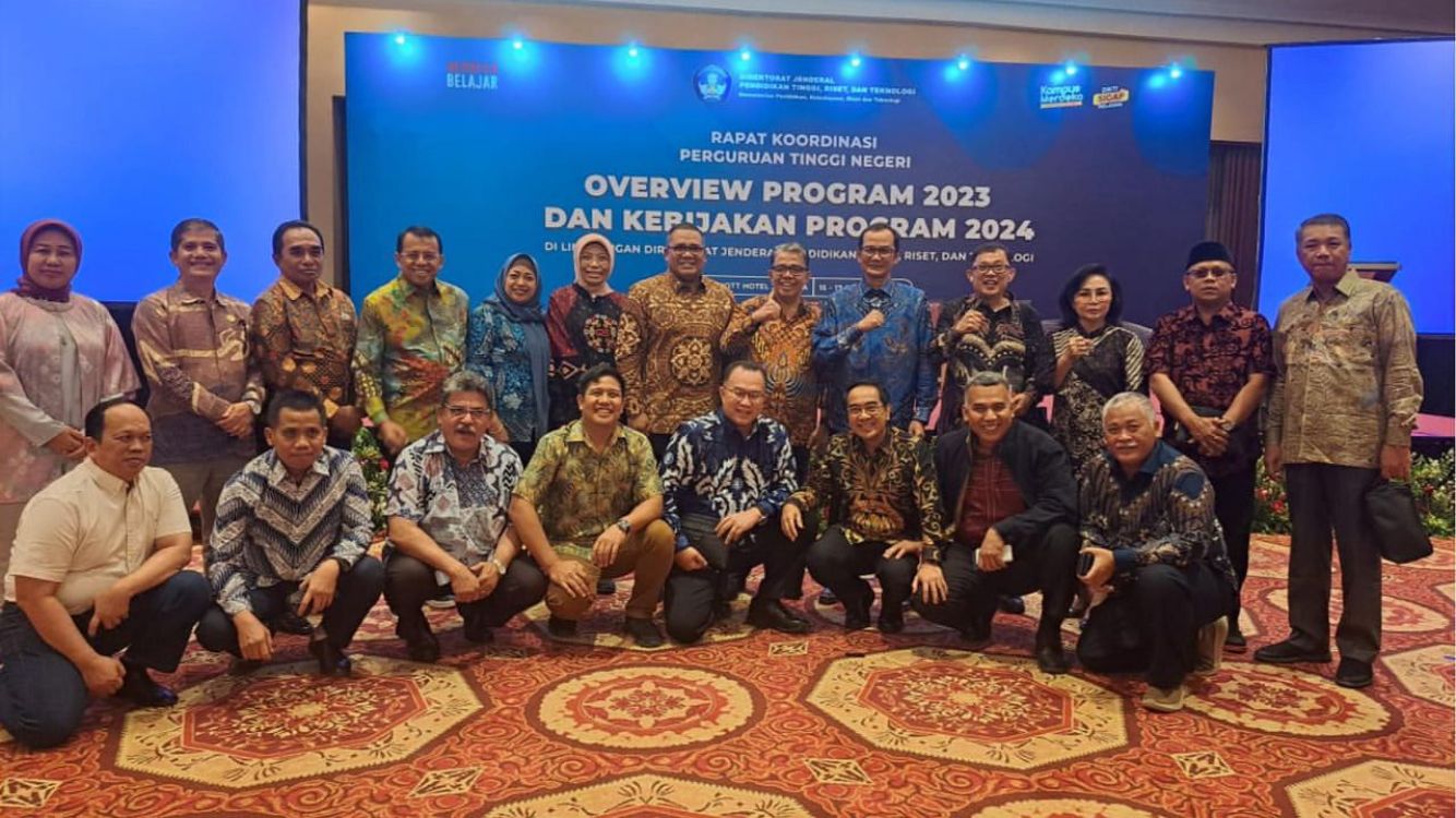 Hadiri Rapat Koordinasi PTN, Rektor Unima Sebut Siap Hadapi Tantangan Optimalkan Program Kemendikbudristek