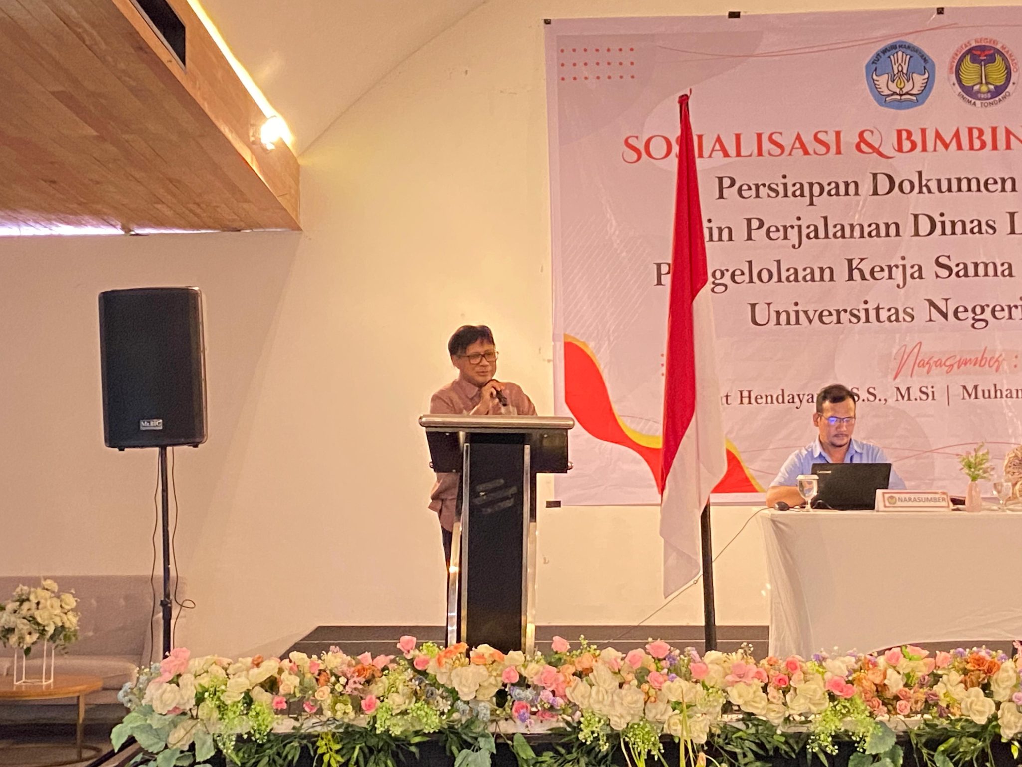 Undang Ditjen Dikti, WR I Buka Sosialisasi Dan Bimbingan Teknis Persiapan Dokumen Pengajuan Izin Dinas Luar Negeri