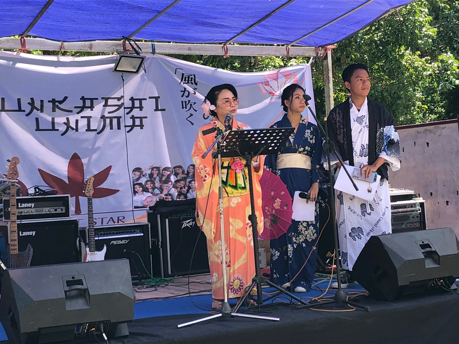 Festival Budaya Bunkasai Resmi Di Buka, Rektor Unima Apresiasi Prodi Bahasa Jepang FBS