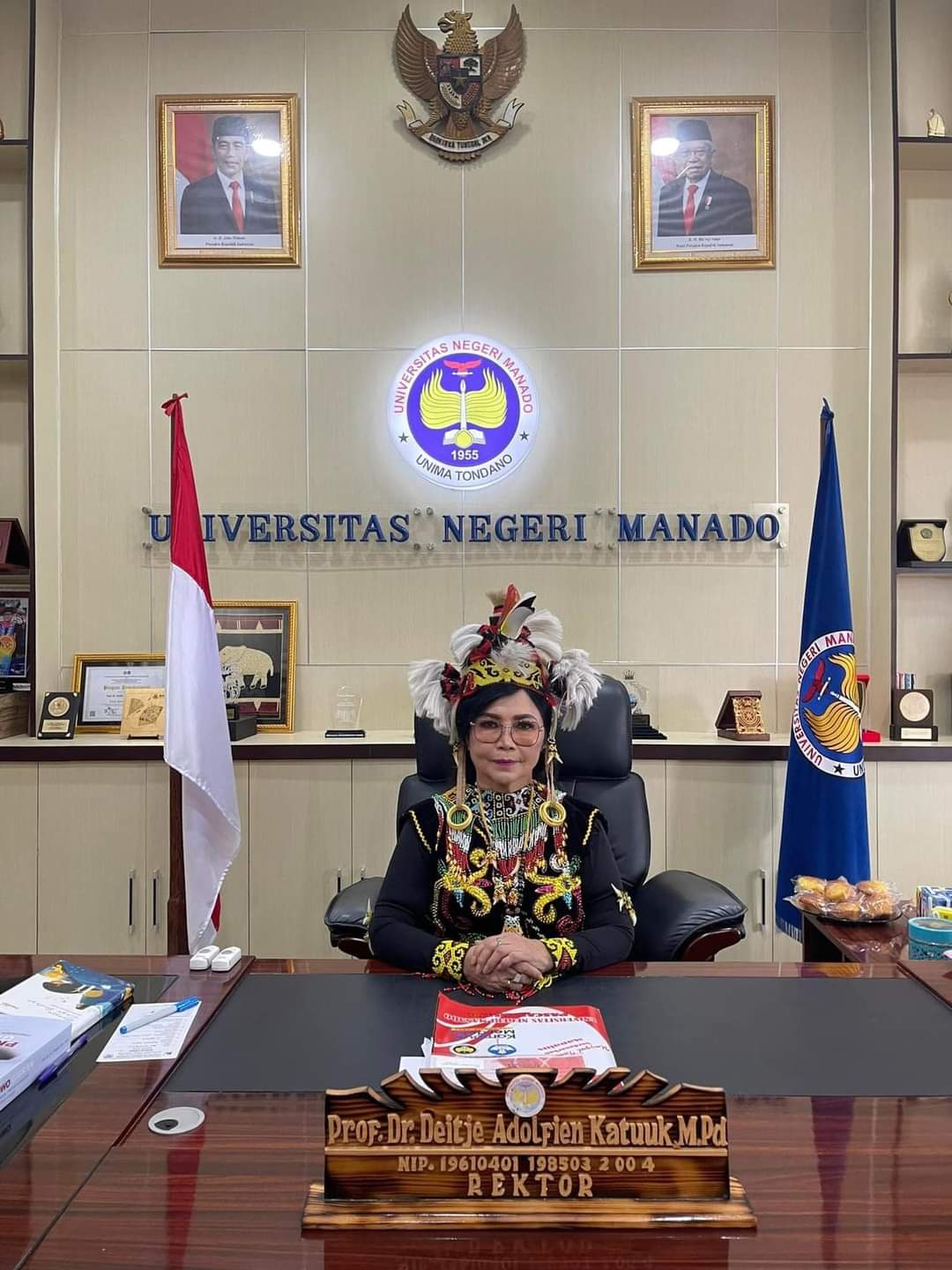 Sah!!! Ditandatangani Mas Mentri Nadiem Makarim, Masa Jabatan Rektor Unima Prof Dr Deitje Adolfien Katuuk MPd Kembali Diperpanjang