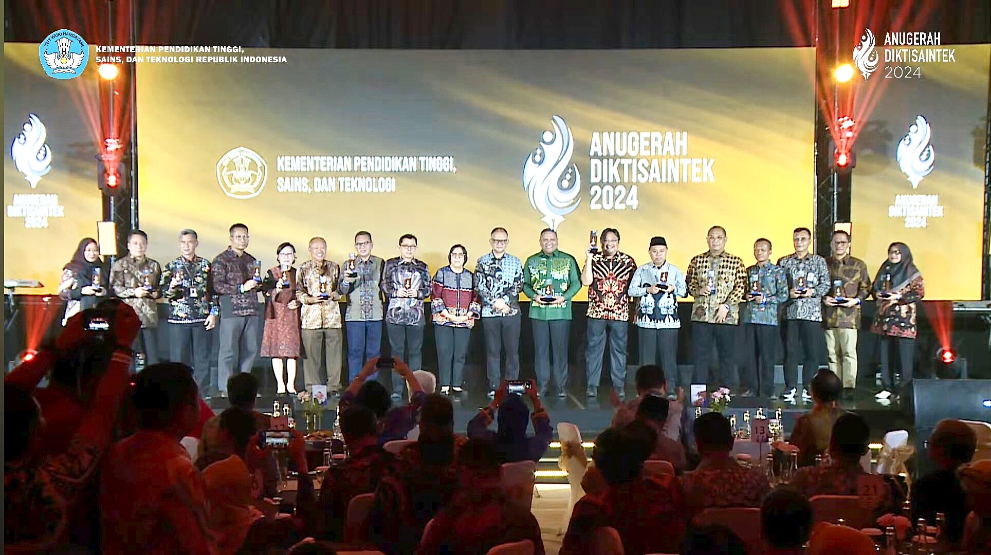 Unima Borong Empat Penghargaan Anugerah Diktisaintek 2024