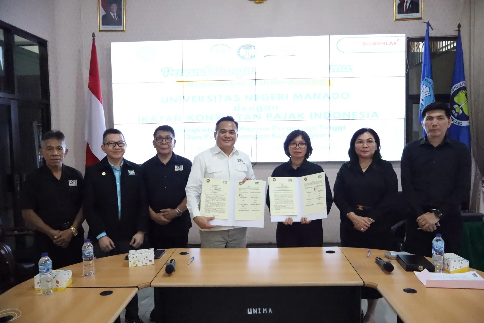 UNIMA dan IKPI Tandatangani MoU, MoA, dan IA